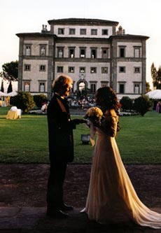Allestimento matrimoniale in villa storica